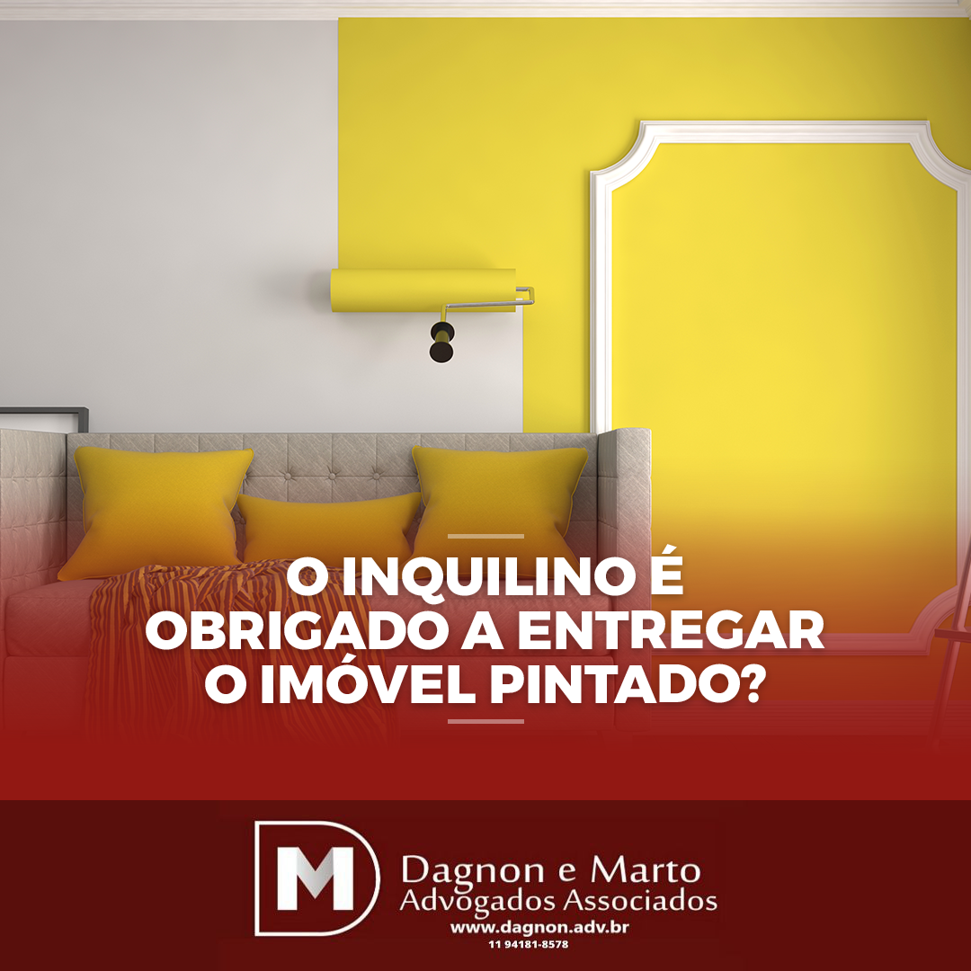 O inquilino é obrigado a entregar o imóvel pintado ? – Notícias ...